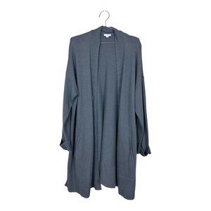 J. Jill Longline Steel Blue Cardigan Size XL